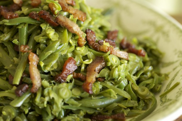 French Cut Green Beans with Bacon