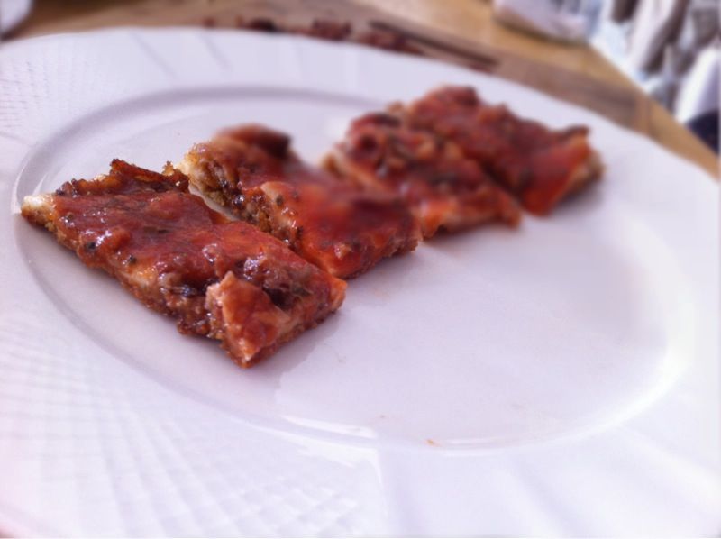 Crustless Parmigiano-Reggiano Pizza