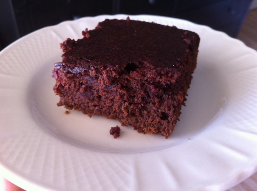 Grain-Free Chocolate Beet Snack Cake