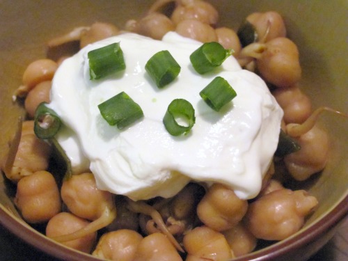 Chai Tea Infused Sprouted Chickpeas