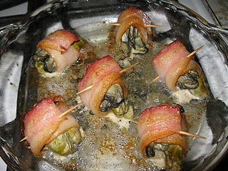 Bacon Wrapped Oysters