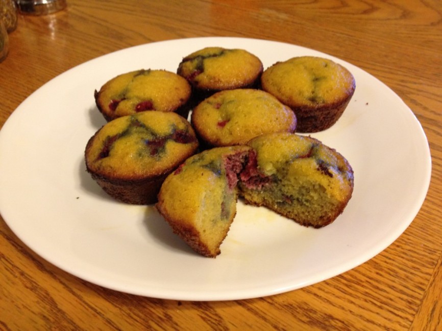Gluten-Free, Grain-Free Raspberry Vanilla Muffins