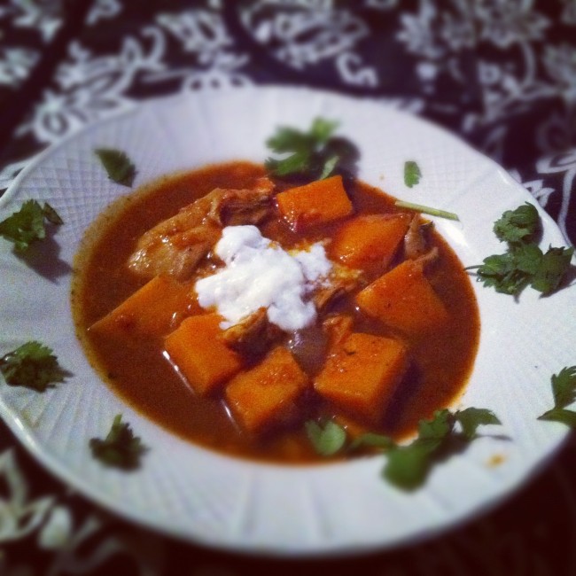 Mexican Chicken and Sweet Potato Stew