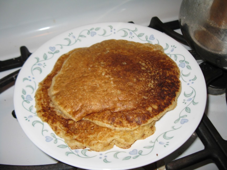 Quick Sourdough Pancakes