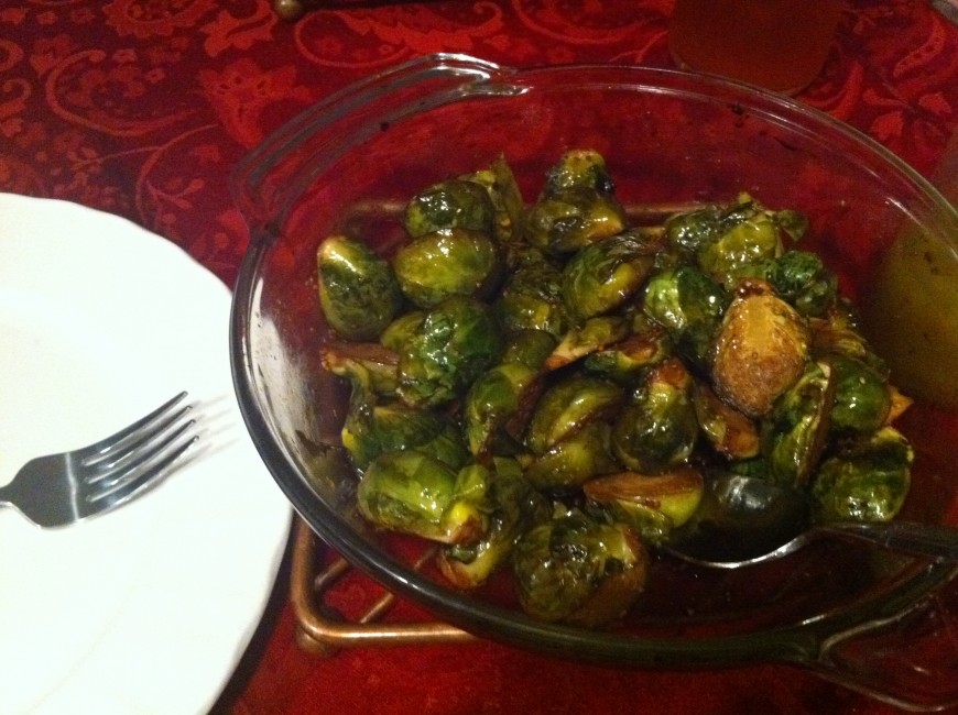 Balsamic Roasted Brussel Sprouts with Lemon Vinaigrette