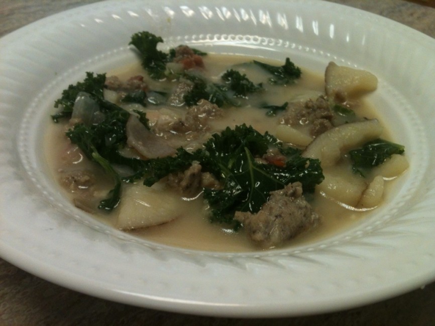 Delicious, Fresh Ingredient Zuppa Toscana Soup