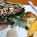 Feta-Stuffed Basil Burgers Recipe