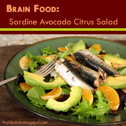 Brain Food: Sardine Avocado Citrus Salad