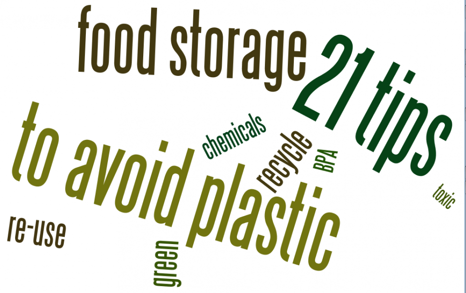 avoid plastic food storage